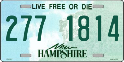 NH license plate 2771814