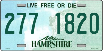 NH license plate 2771820