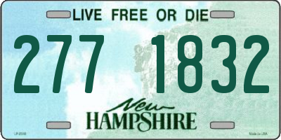 NH license plate 2771832