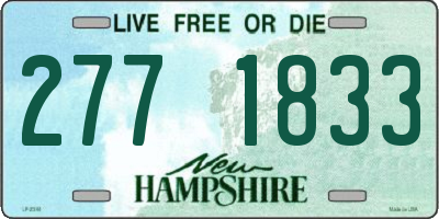 NH license plate 2771833