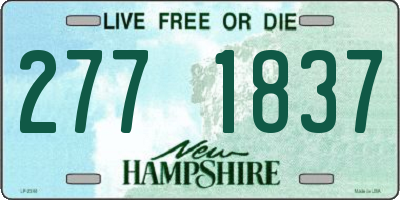 NH license plate 2771837