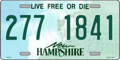 NH license plate 2771841