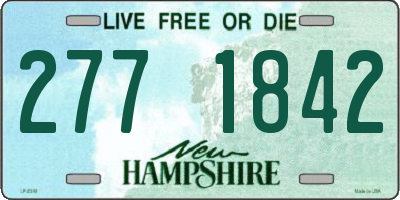 NH license plate 2771842
