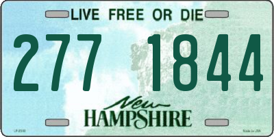 NH license plate 2771844