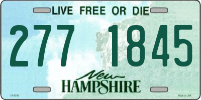 NH license plate 2771845
