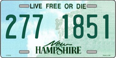 NH license plate 2771851
