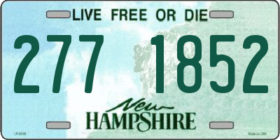 NH license plate 2771852