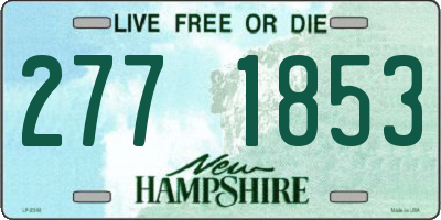 NH license plate 2771853
