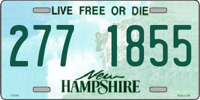 NH license plate 2771855