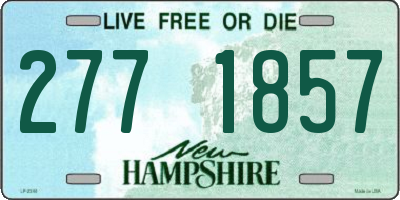 NH license plate 2771857