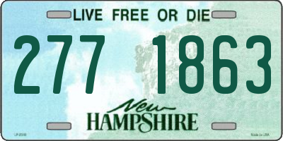 NH license plate 2771863
