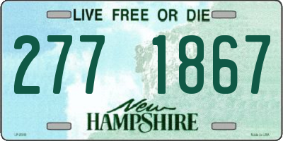 NH license plate 2771867