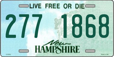 NH license plate 2771868