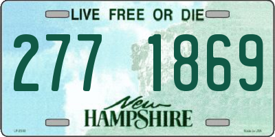 NH license plate 2771869