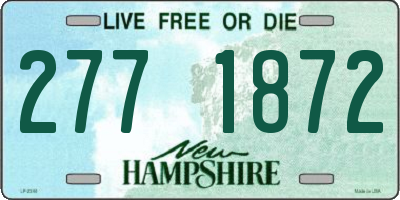 NH license plate 2771872