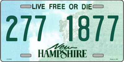 NH license plate 2771877