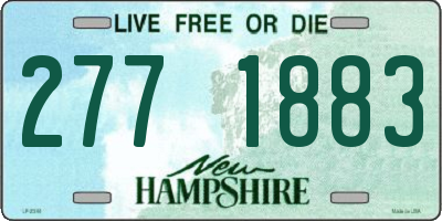 NH license plate 2771883