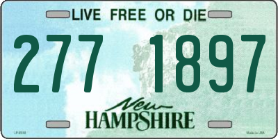 NH license plate 2771897