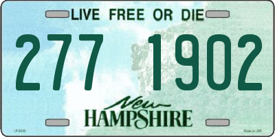 NH license plate 2771902