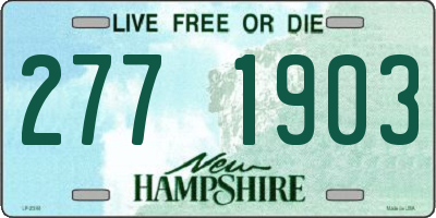NH license plate 2771903