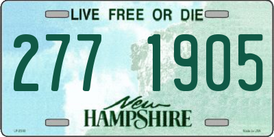 NH license plate 2771905
