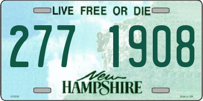 NH license plate 2771908