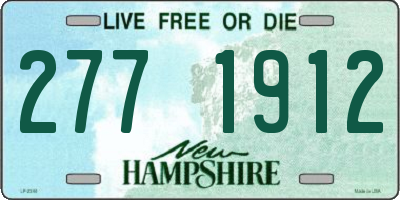 NH license plate 2771912