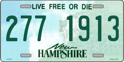 NH license plate 2771913