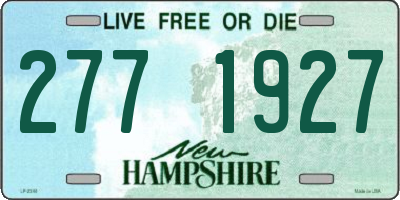 NH license plate 2771927