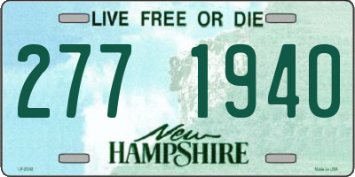 NH license plate 2771940