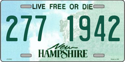 NH license plate 2771942