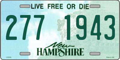 NH license plate 2771943