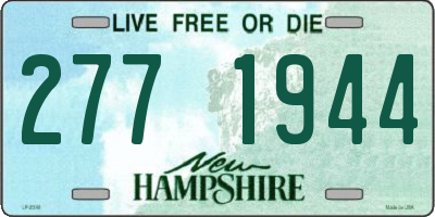 NH license plate 2771944