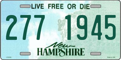 NH license plate 2771945