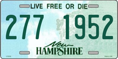 NH license plate 2771952
