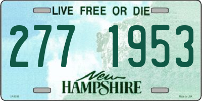 NH license plate 2771953
