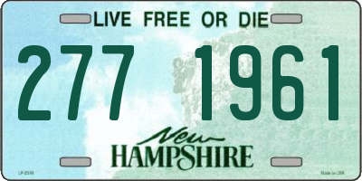 NH license plate 2771961