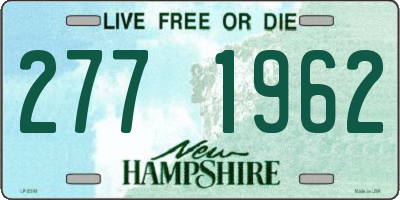 NH license plate 2771962