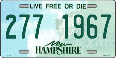 NH license plate 2771967