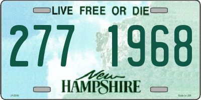 NH license plate 2771968