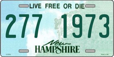 NH license plate 2771973
