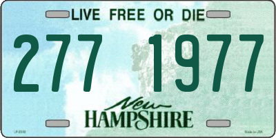 NH license plate 2771977