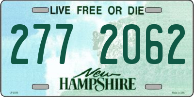 NH license plate 2772062