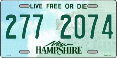 NH license plate 2772074