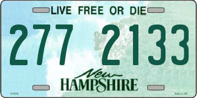 NH license plate 2772133