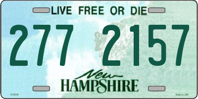 NH license plate 2772157