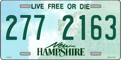NH license plate 2772163