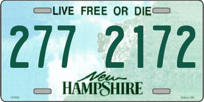 NH license plate 2772172