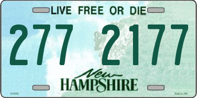 NH license plate 2772177