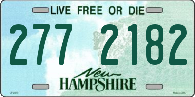 NH license plate 2772182